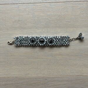 Vintage Silver Beaded Bracelet